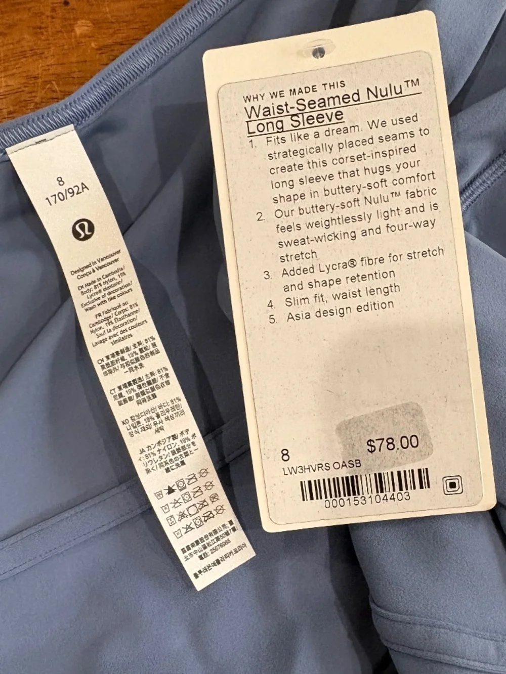 lululemon athletica new tags